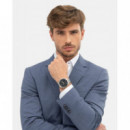 Reloj Skytraveller Plateado E/negra  BOSS