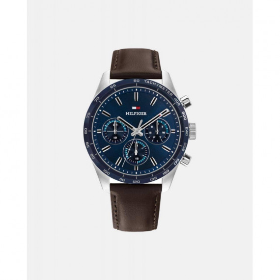 Reloj Hampton C/piel E/azul  LACOSTE