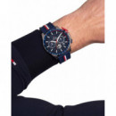 RELOJ BANK C/AZUL