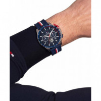 RELOJ BANK C/AZUL