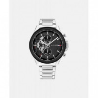 Reloj Clark Plateado  TOMMY HILFIGER