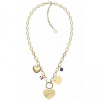 Collar Heart Charms Dorado  TOMMY HILFIGER