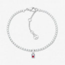 Pulsera Tennis Plateada  TOMMY HILFIGER