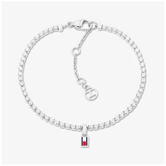 Pulsera Tennis Plateada  TOMMY HILFIGER