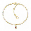 Pulsera Tennis Dorada  TOMMY HILFIGER