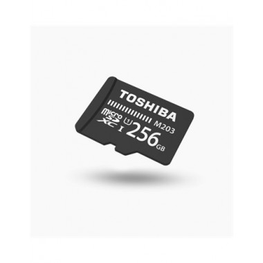 TOSHIBA Tarjeta Memoria Micro Sd+adaptador Sd 256GB M203 100MB/S