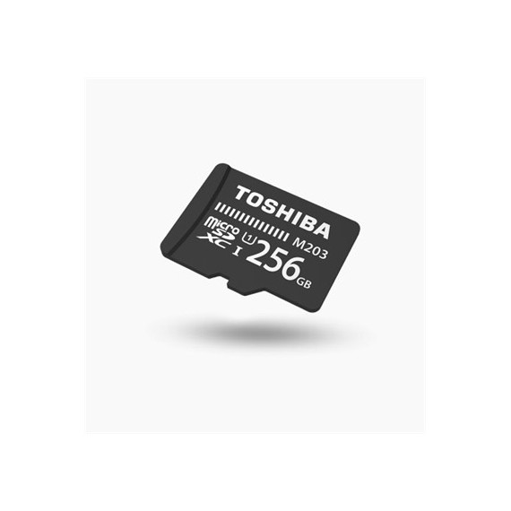 TOSHIBA Tarjeta Memoria Micro Sd+adaptador Sd 256GB M203 100MB/S