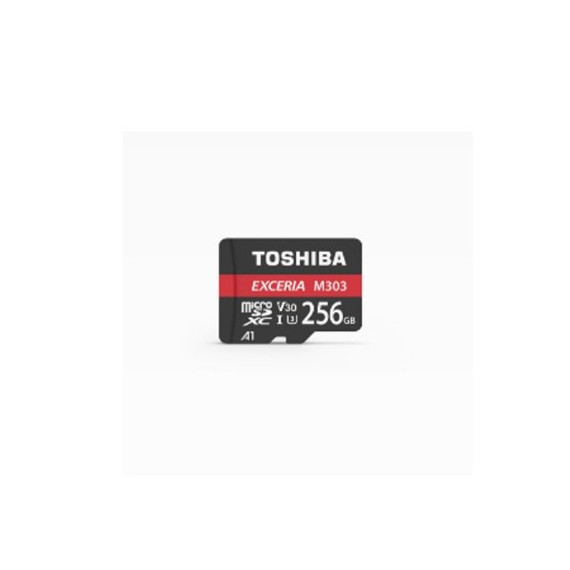 TOSHIBA Tarjeta Memoria Micro Sd+adaptador Sd 256GB M303 4K 100MB/S