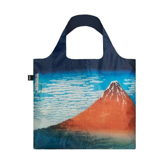 LOQI Ho.rf.r Bolsa Plegable Recicable Red Fuji 50X42CMS/ hasta 20KGS