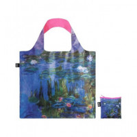 LOQI Mo.wp Bolsa Plegable Recicable Water Lilies Claude Monet 50X42CMS/ hasta 20KGS
