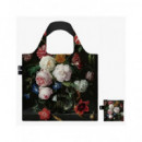 LOQI Jh.fl.r Bolsa Plegable Recicable Still Life With Flowers 50X42CMS/ hasta 20KGS