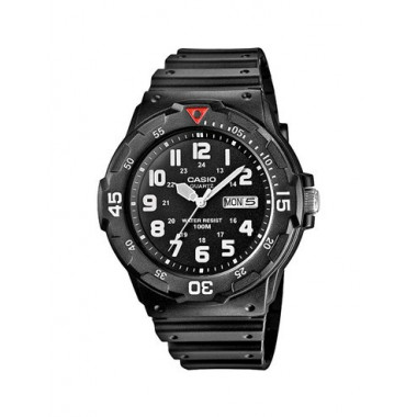 CASIO Reloj Pulsera Analogico MRW-200H-1BVEG Negro