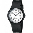 CASIO Reloj Pulsera Analogico Negro MW-59-7BDV