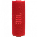 JBL FLIP 7 Altavoz Portatil Bluetooth Rojo16H Manos Libres, Resistente a Salpicaduras IP68