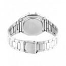 CASIO COLECCION A164WA-1VES Reloj Digital Acero Inoxidable, Fecha, Alarma, Resistente al Agua