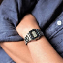 CASIO A158WA-1D Reloj Digital Retro – Acero Inoxidable, Cronómetro, Alarma, Luz Led