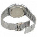 CASIO A158WA-1D Reloj Digital Retro – Acero Inoxidable, Cronómetro, Alarma, Luz Led