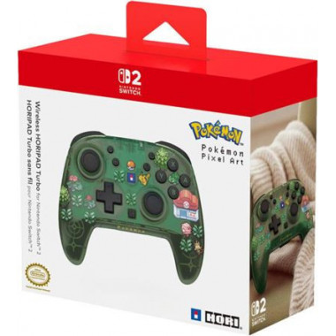 Mando Wireless Horipad Turbo Pixel Green Nintendo SWITCH2  HORI