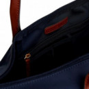 Bolso tote con monograma TH