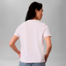 Camiseta con monograma brillante