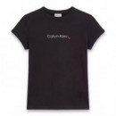 Camiseta slim con logo corazón