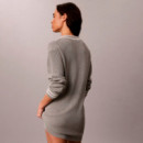 Vestido de punto de algodón