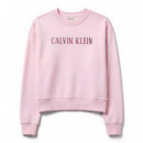 SUDADERA  CROPPED TERRY VARSITY LOGO