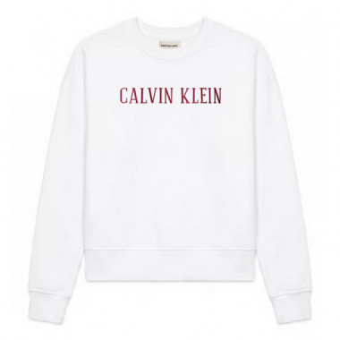 SUDADERA  CROPPED TERRY VARSITY LOGO