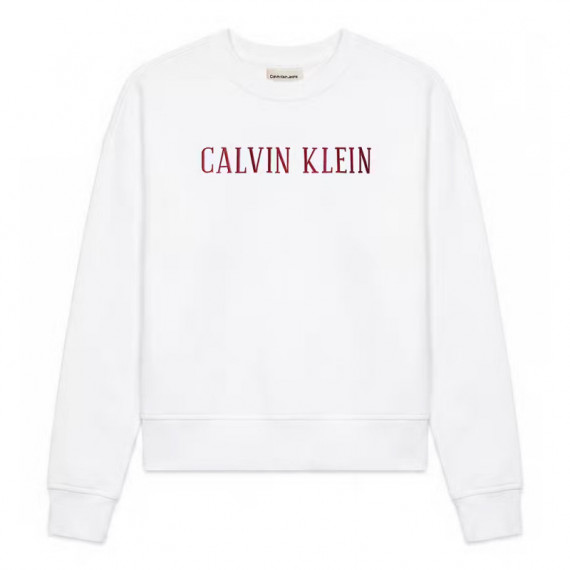 SUDADERA  CROPPED TERRY VARSITY LOGO