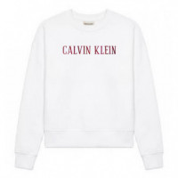 SUDADERA  CROPPED TERRY VARSITY LOGO