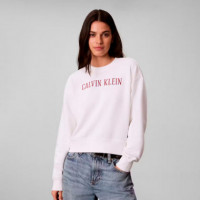 SUDADERA  CROPPED TERRY VARSITY LOGO
