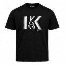 CAMISETA REGULAR K LOGO SWEAT