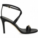 SANDALIA ESLABON PIEL NEGRO