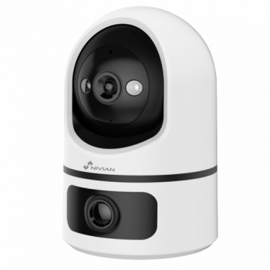 Camara Vigilancia NIVIAN Interior Motorizada Wifi Smart Dual