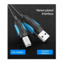 Cable USB 2.0 VENTION Usb-a/m - Usb-b/m 10M 480MBPS Black