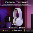 Auriculares + Microfono Gaming CORSAIR HS35 V3 Wireless Headset 7.1 White