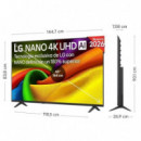 Televisor LG 65" Nanocell Uhd 4K USB Smart TV Webos 26 Wifi BLUETOOTH