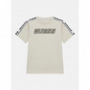 Camiseta con logo para niños de Guess