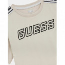 Camiseta con logo para niños de Guess
