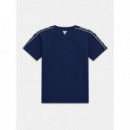 Camiseta con logo para niños de Guess