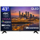 TV QLED 43" SMART TV DAEWOO