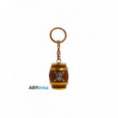 Llavero 3D Barril One Piece