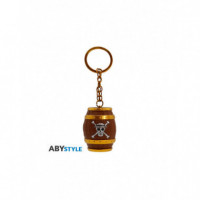 Llavero 3D Barril One Piece  ABYSTYLE