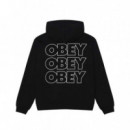 Sudadera OBEY Treble Extra Heavy