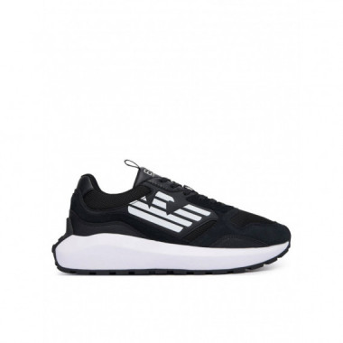 SNEAKER AF23110 BLACK+WHITE