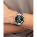 RELOJ GRAND PRIX BICOLOR E/VERDE