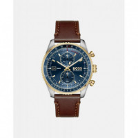 RELOJ SKYTRAVELLER C/PIEL MARRON