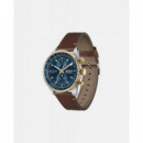 RELOJ SKYTRAVELLER C/PIEL MARRON
