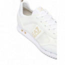 SNEAKER TRIPLE WHITE+GOLD