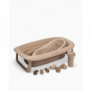 Bañera Twist&shake Mocha con Hamaca, Juguetes y Jarra Aclarado  TWIST AND SHAKE